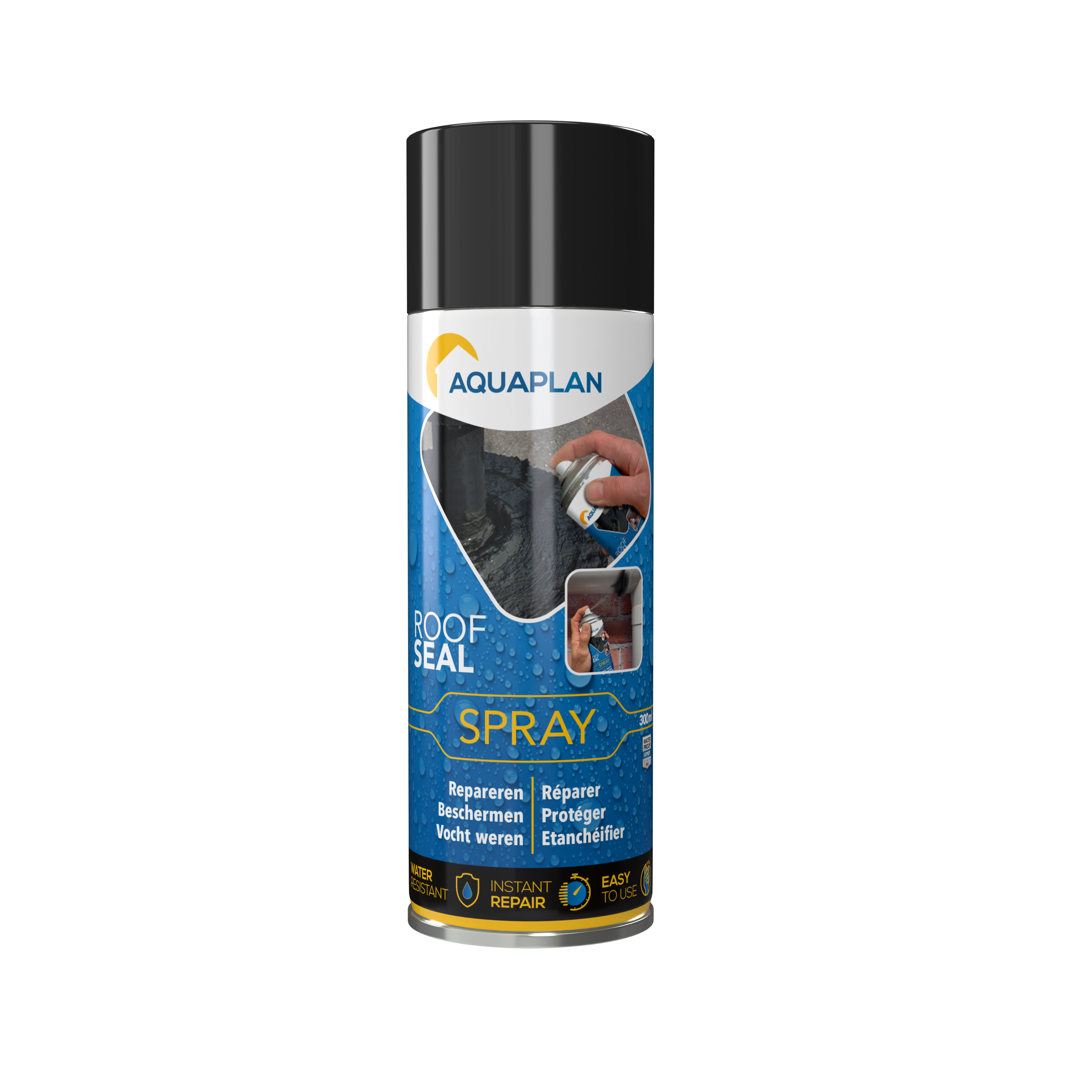 Aquaplan Roof Seal Spray - repareren, beschermen en vocht weren - 300 ml