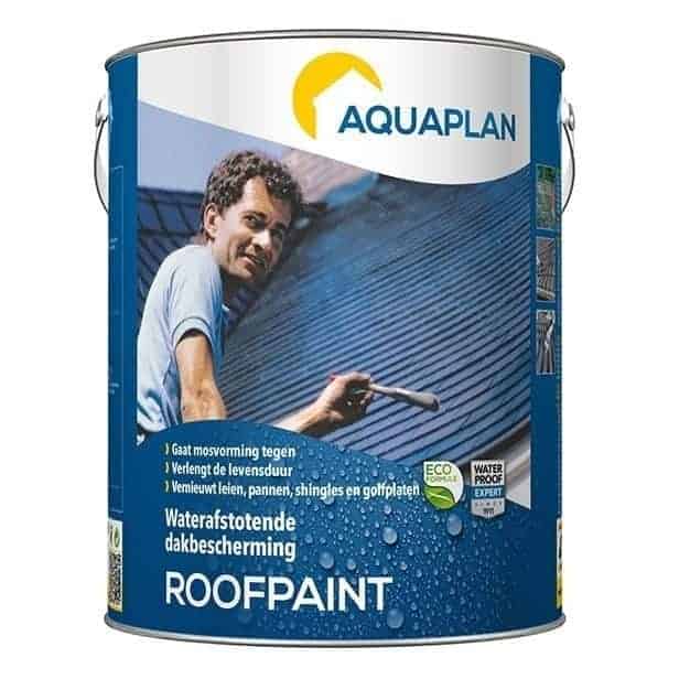 Aquaplan Roofpaint - antraciet - waterafstotende dakbescherming - 5 liter