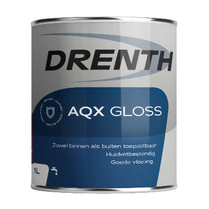 Drenth Aqx Gloss - Lakverf - Dekkend - Binnen en buiten - Water basis - Hoogglans