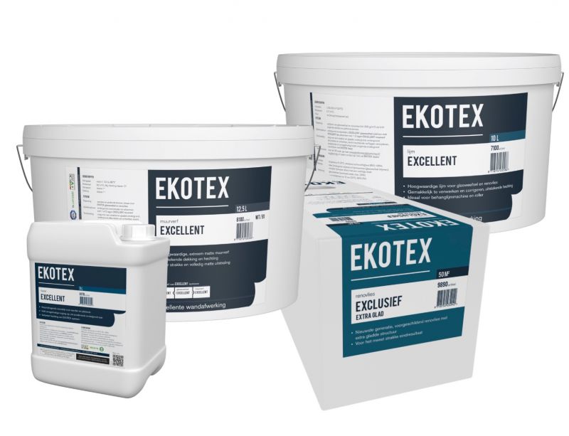 Ekotex Exclusief Renovlies totaalpakket 50m2 RAL 9010