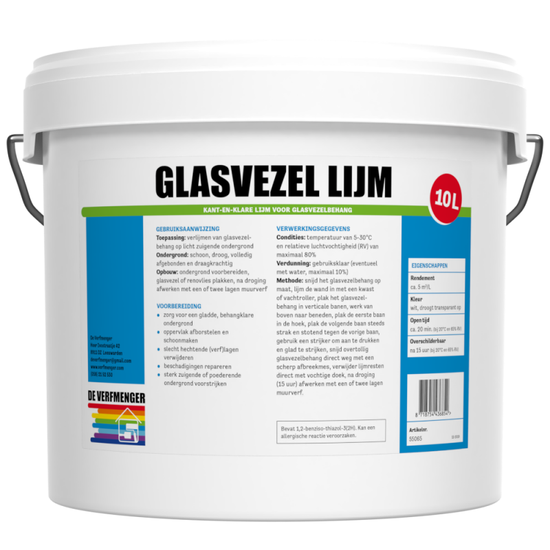 VP Glasvezel lijm - 10 liter