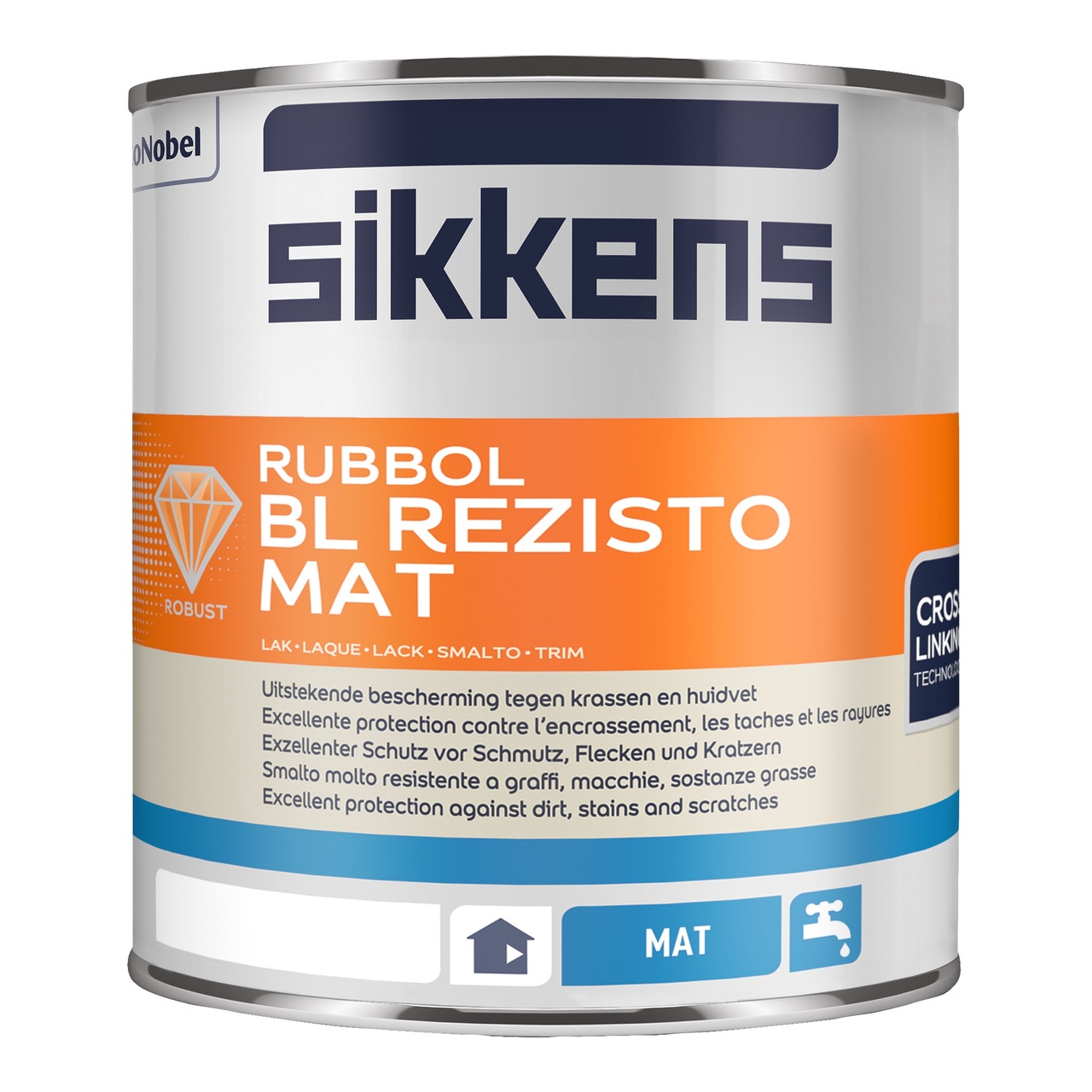 Sikkens Rubbol Bl Magura - Lakverf - Dekkend - Binnen - Water basis - Mat