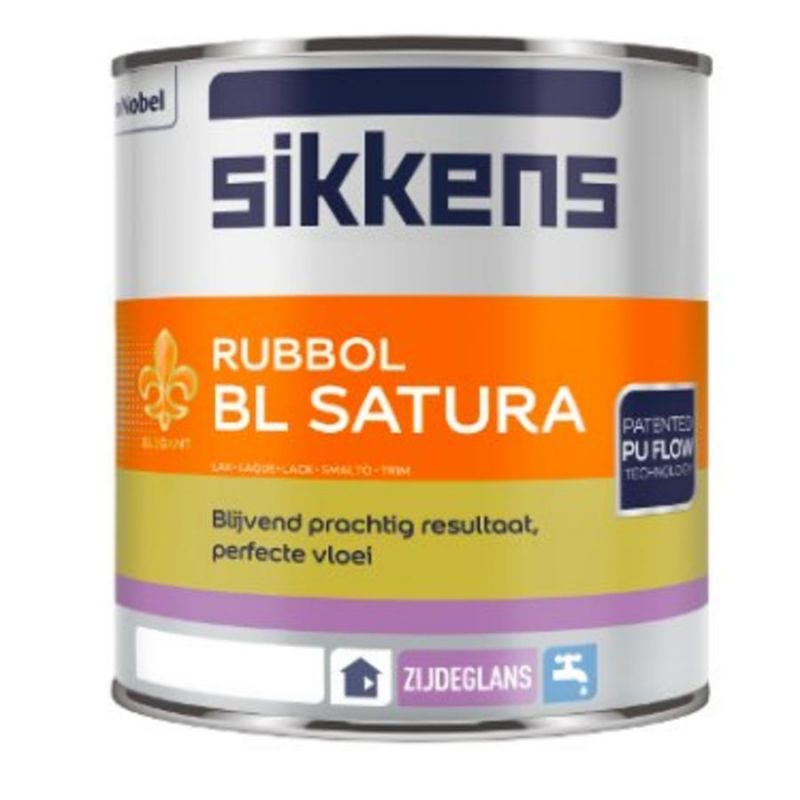 Sikkens Rubbol Bl Satura N00 - Lakverf - Dekkend - Binnen - Water basis - Zijdeglans