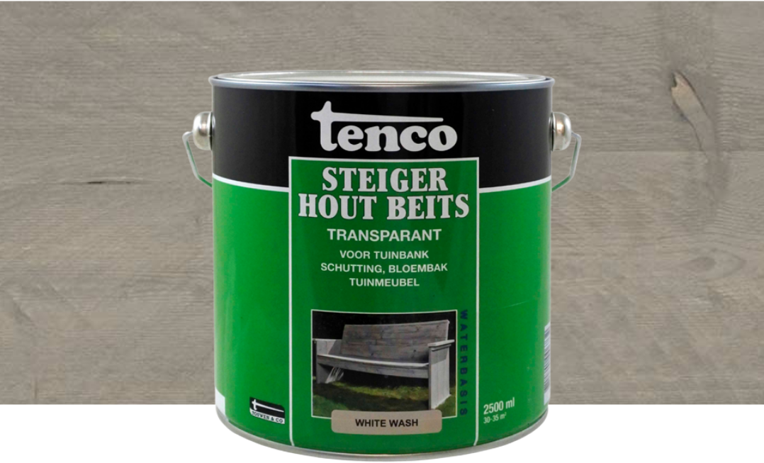 Pionier Bedenken werper Tenco Steigerhoutbeits Grey Wash 2.5 Liter Verfmenger
