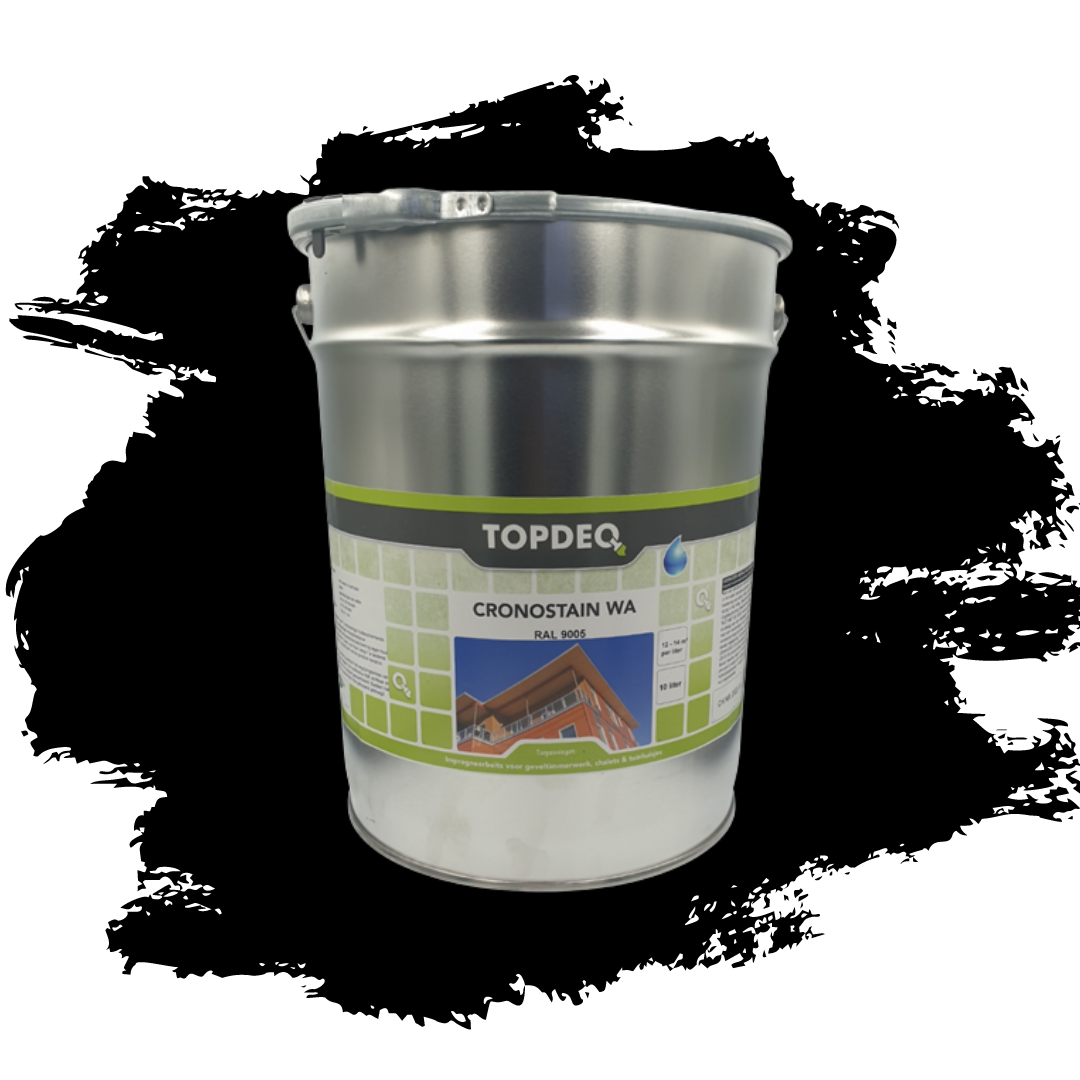 Topdeq Cronostain WA Zwart 10 liter